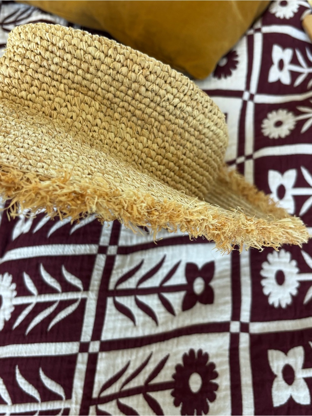 Rylee + Cru Raffia Straw Bucket Hat - Picture 5 of 6